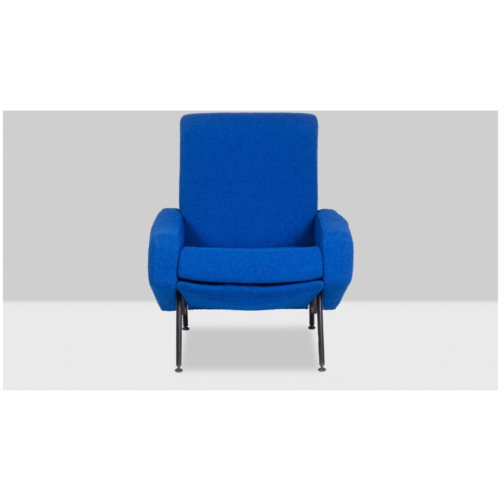 Guariche pour Airborne, Paire de fauteuils « Troïka », années 1950 9