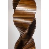 Pied de lampe en bois, sculptural. Années 1980 24