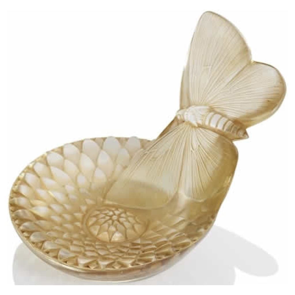 1931 René Lalique – Cendrier Dahlia et Papillon 3