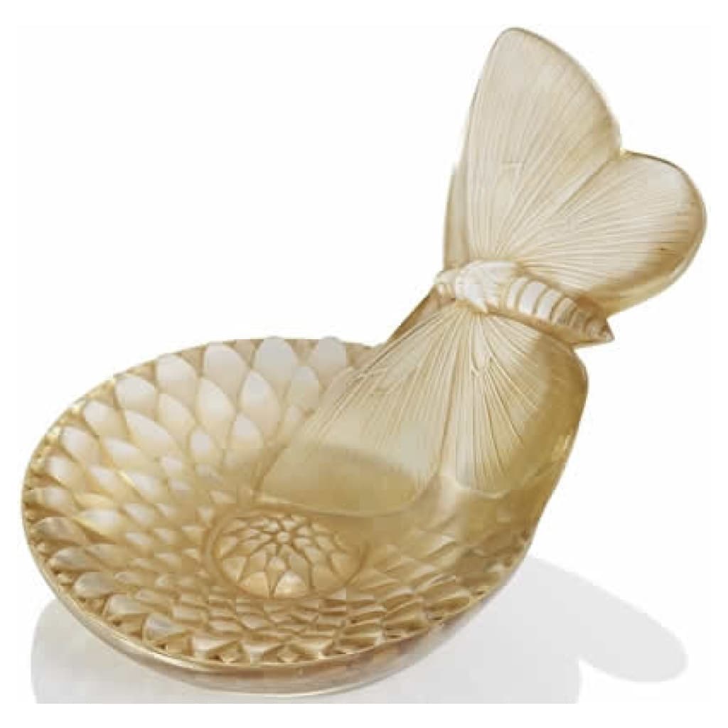 1931 René Lalique – Dahlia and Butterfly Ashtray 3