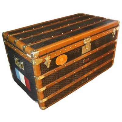 Goyard mail trunk 100 cm from the 1920s 3