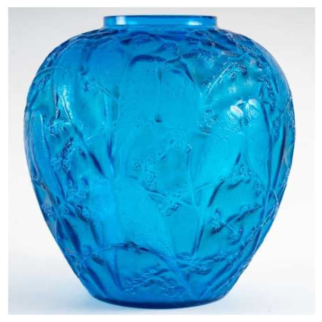 René Lalique (1860-1945) – Vase With “parakeets” 9