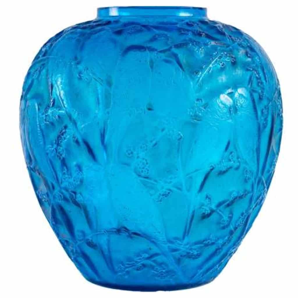 René Lalique (1860-1945) – Vase Aux «perruches» 3