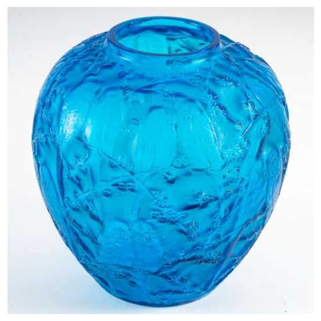 René Lalique (1860-1945) – Vase Aux «perruches» 8