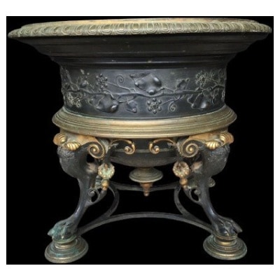 Empire planter XIX In Bronze