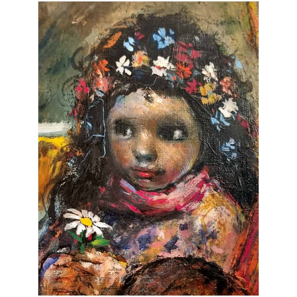 B. Locca (1926 – 1997) – Portrait – Oil On Canvas – 1971 11