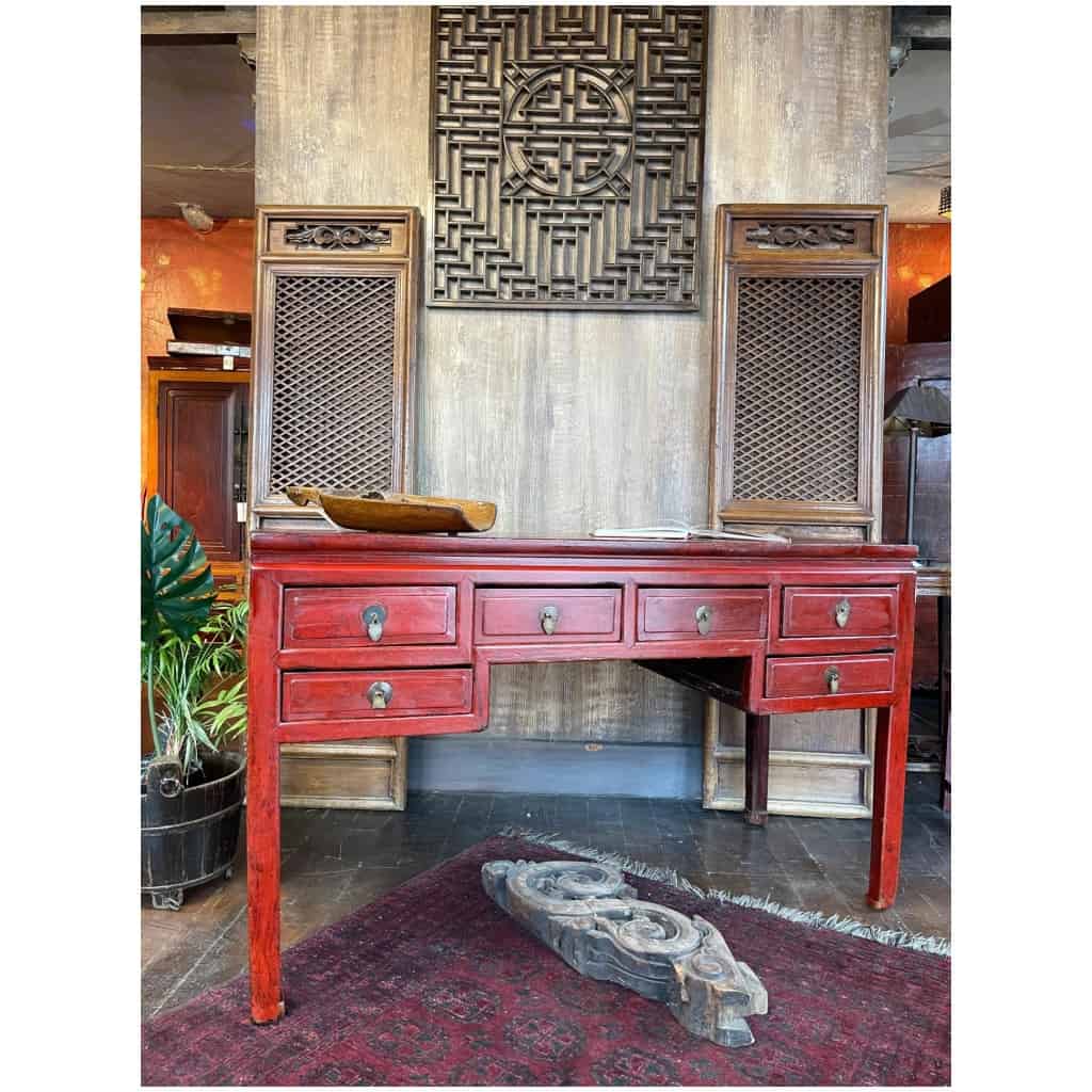 Magnifique bureau ancien chinoi 5