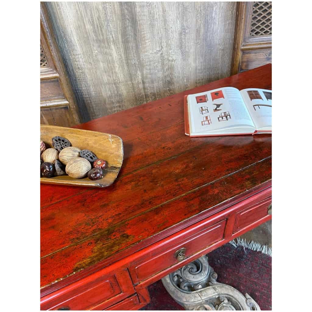 Magnificent old Chinese desk 9