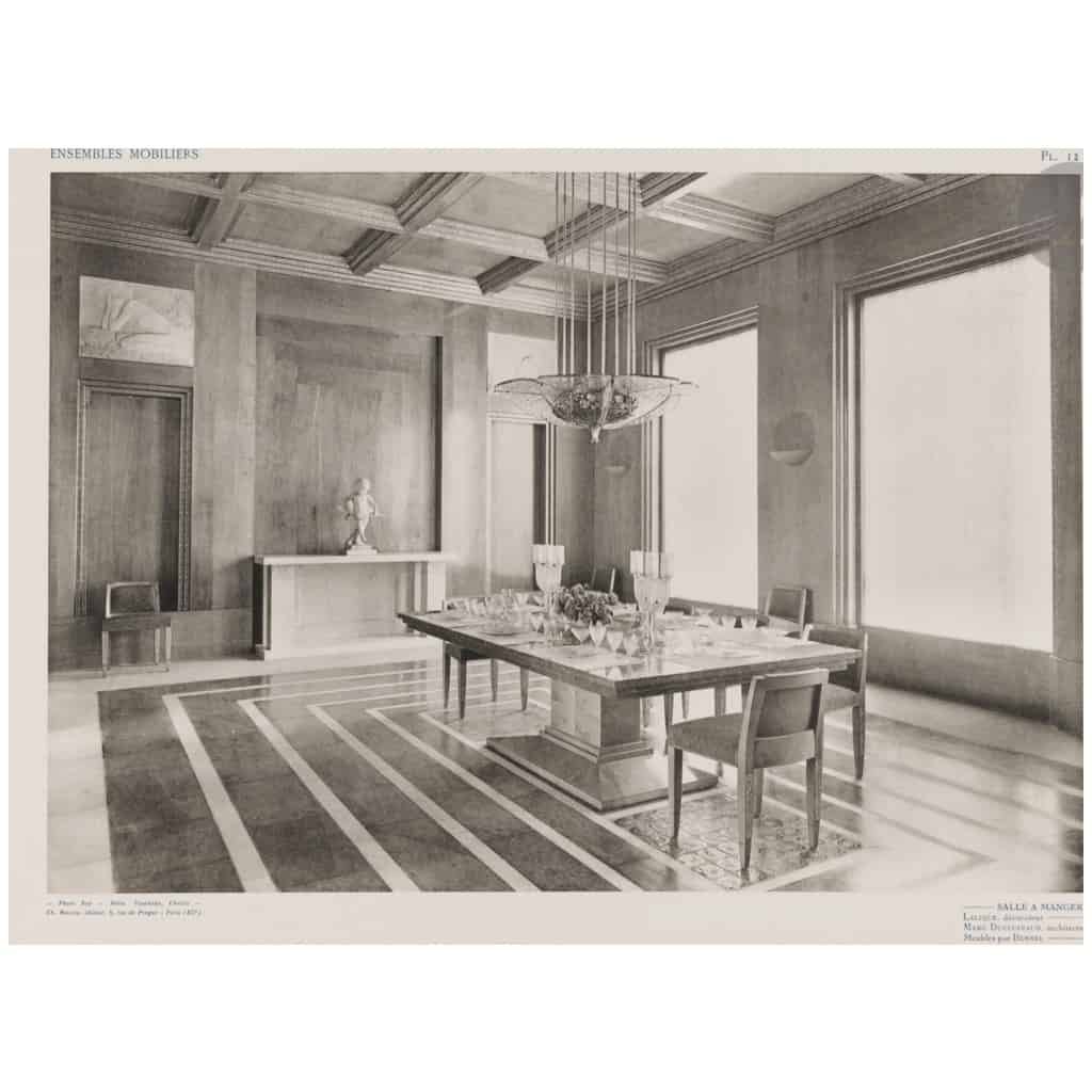 DUFRÊNE (Maurice). Ensembles mobiliers, Exposition internationale 1925—3 albums 5