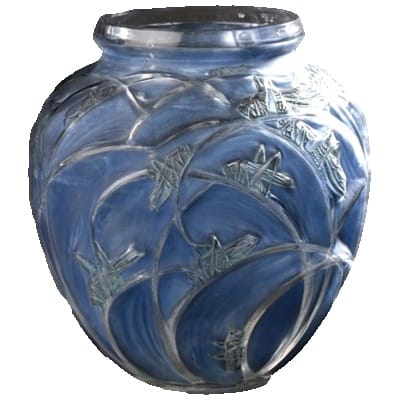 René LALIQUE “Locust” Vase, 1912