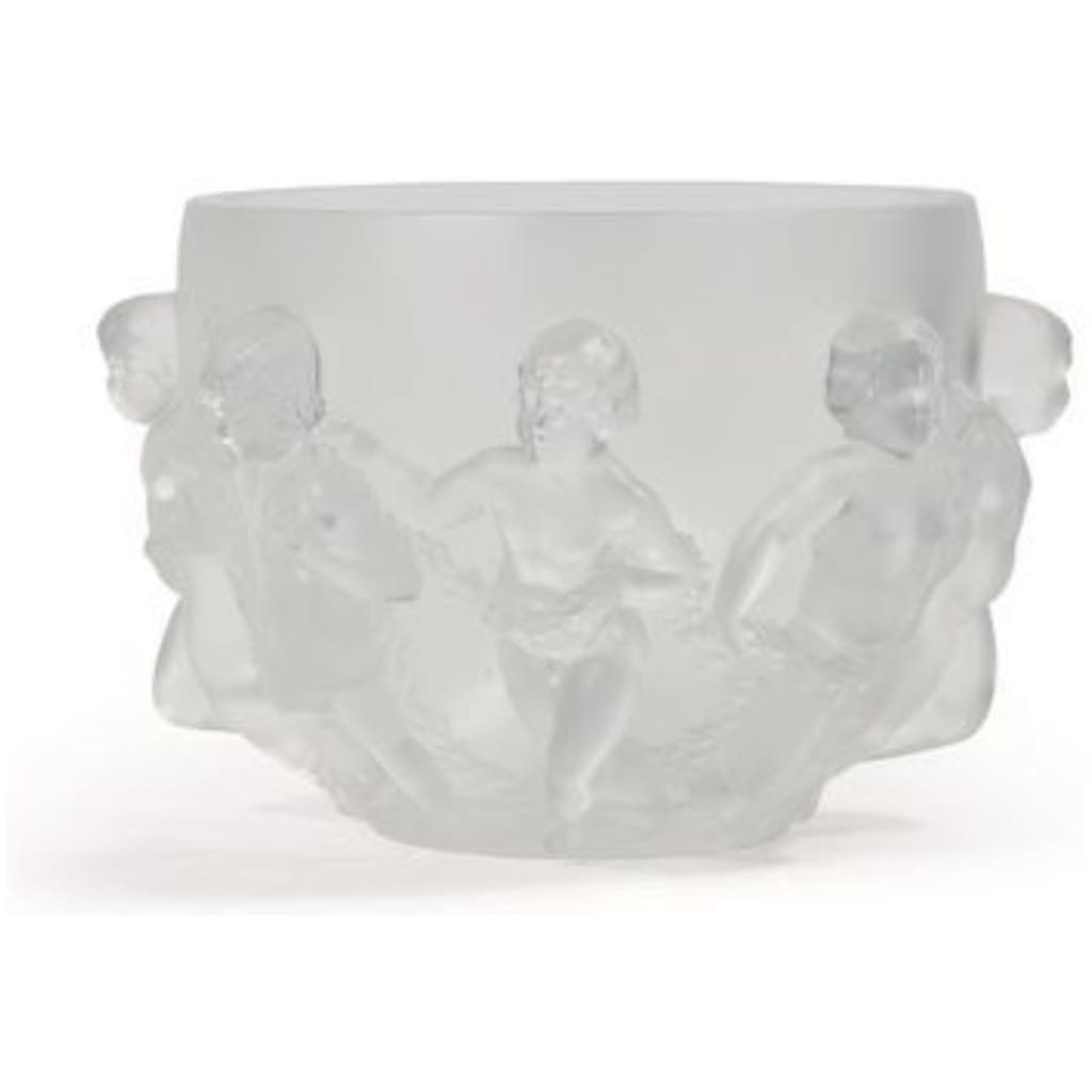 CRISTAL LALIQUE Vase modèle « Luxembourg ». 4