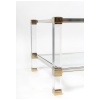 1970 Lucite and brass coffee table by Pierre Vandel 9