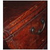 Malle ancienne chinoise en cuir 9