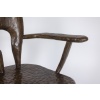 Maison Chevalier, Fauteuil Brutaliste en bois gougé. Années 1960. 13