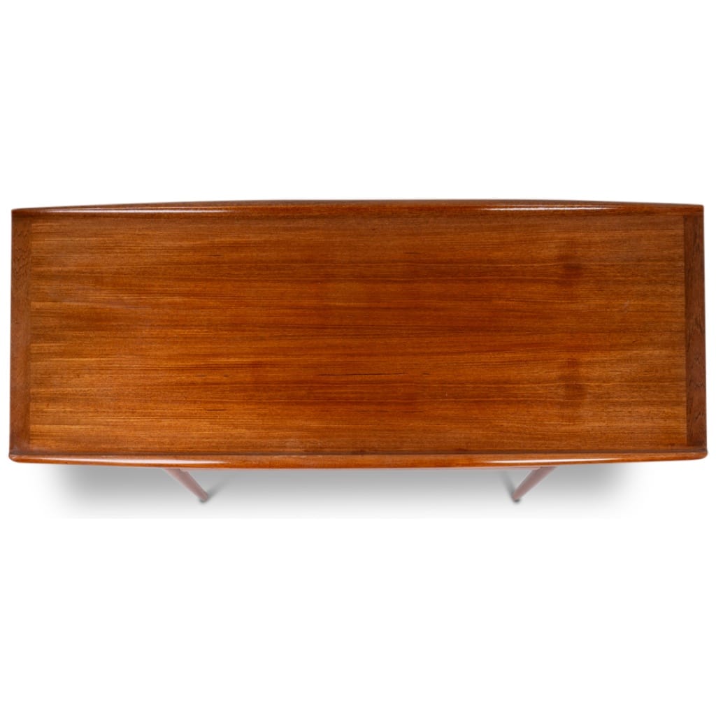 Grete Jalk pour Glostrup. Table basse « GJ106 » en teck. Années 1960. 8