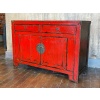 Antique Chinese sideboard 2 doors + 2 drawers 18