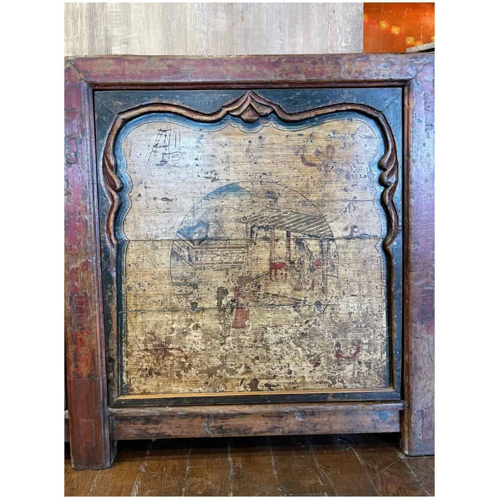 Old Chinese sideboard 3 doors 10