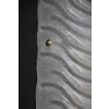 Paire de longues appliques en verre de Murano blanc en forme de plume, longues appliques murales 28