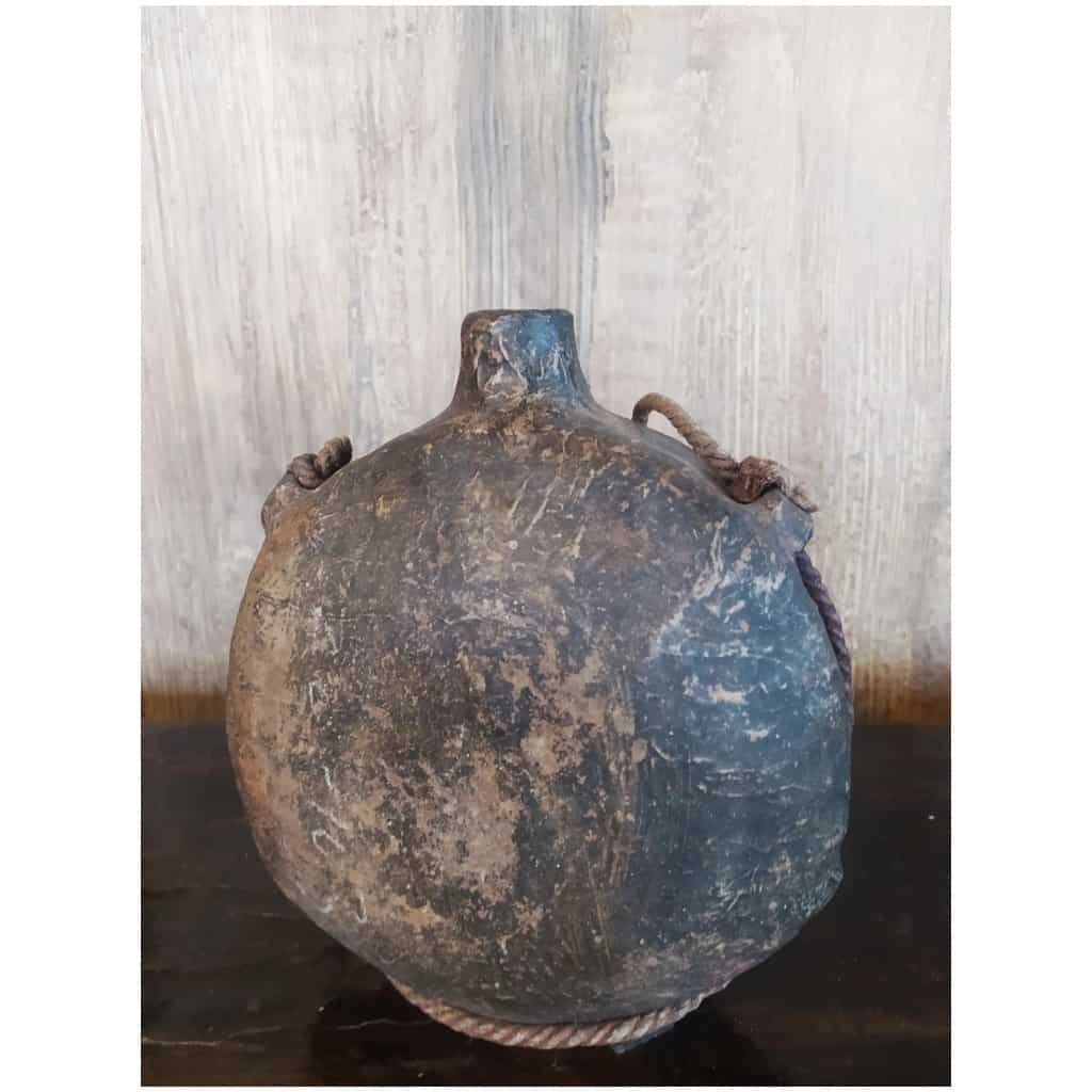 Antique Chinese lacquered paper gourd 4