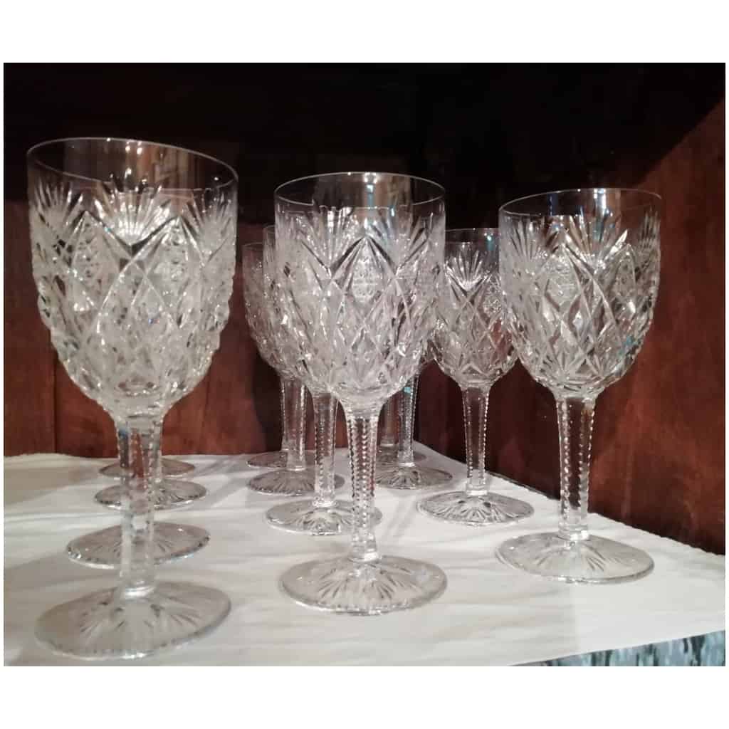 SERVICE DE 50 PIECES SIGNEES SAINT LOUIS MODELE FLORENCE 10