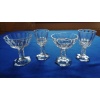 COUPES À CHAMPAGNE ET VERRES en cristal fort DANS LE GOÛT DE GEORGES CHEVALIER 8