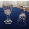COUPES À CHAMPAGNE ET VERRES en cristal fort DANS LE GOÛT DE GEORGES CHEVALIER 12