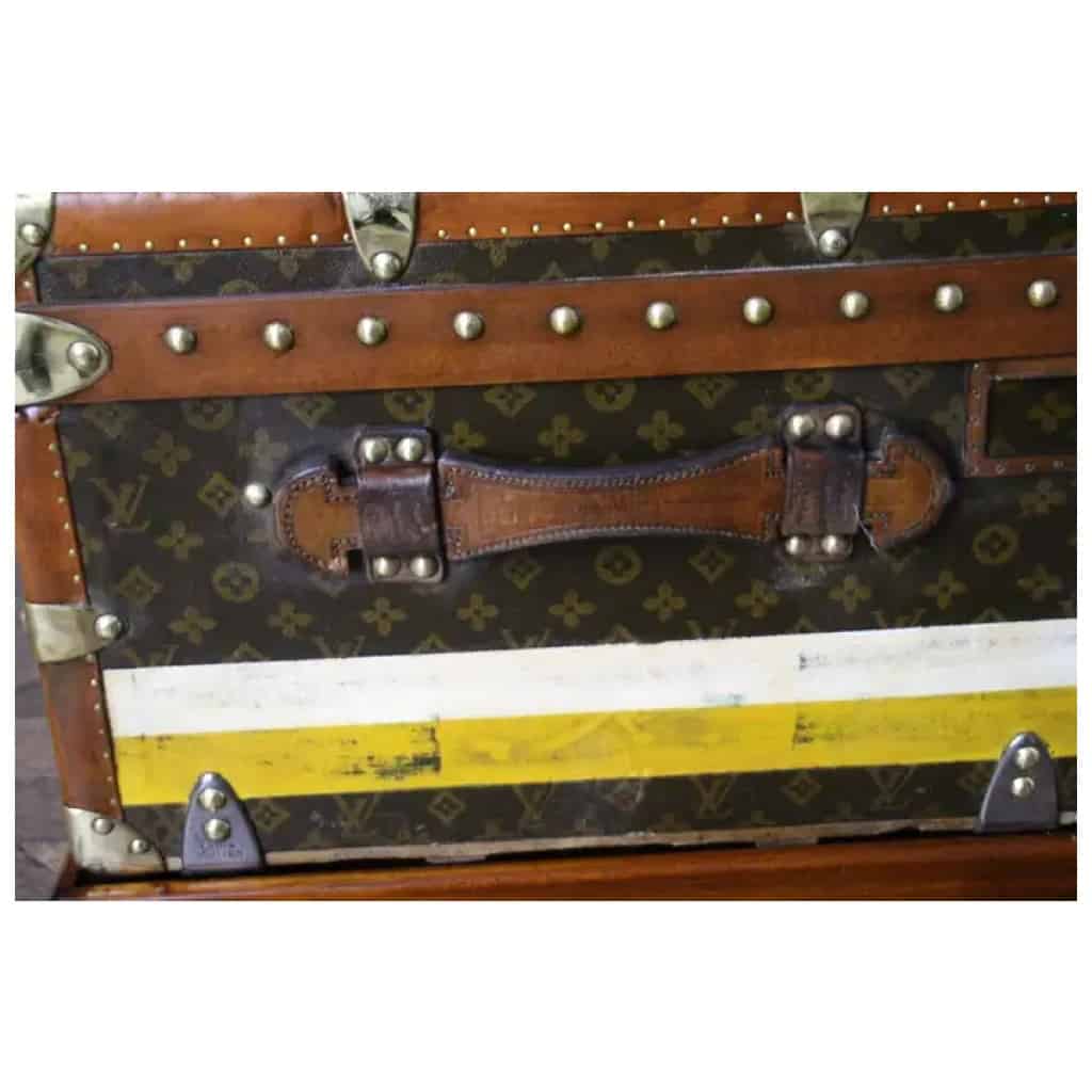 Malle Louis Vuitton des années 1920 , malle cabine Louis Vuitton 90 cm 12