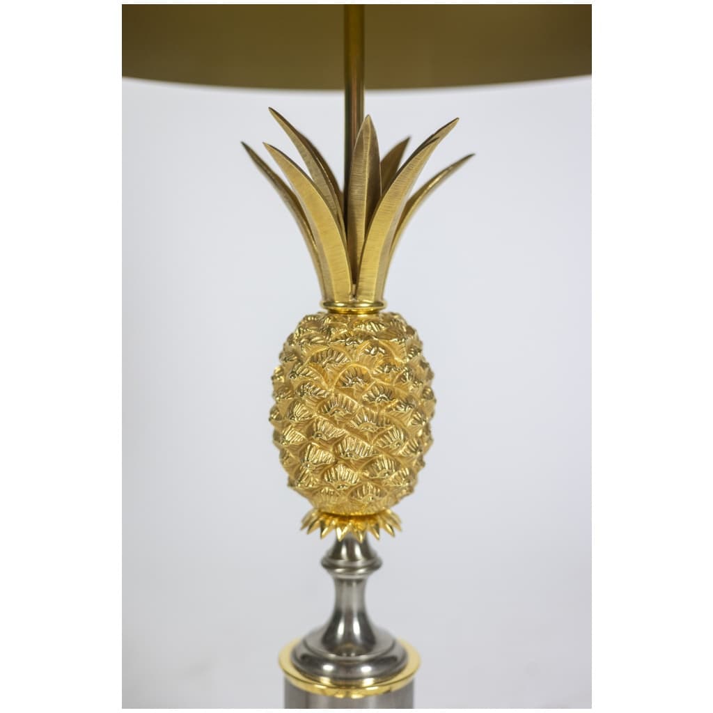 Charles House. Lamp in gilded bronze and sheet metal. 1970s 4