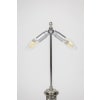 Paires de lampes en métal et bronze argenté. Circa 1880 13