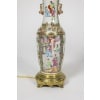 Paire de lampes en porcelaine Canton et bronze. Circa 1880. 16