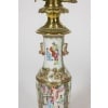 Paire de lampes en porcelaine Canton et bronze. Circa 1880. 15