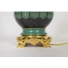 Paire de lampes en porcelaine de Paris et bronze doré. Circa 1850. 13