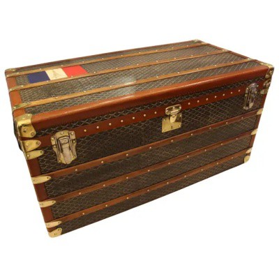 Malle Goyard des années 1920, Malle Goyard 110 cm, Malle Courrier Goyard 3
