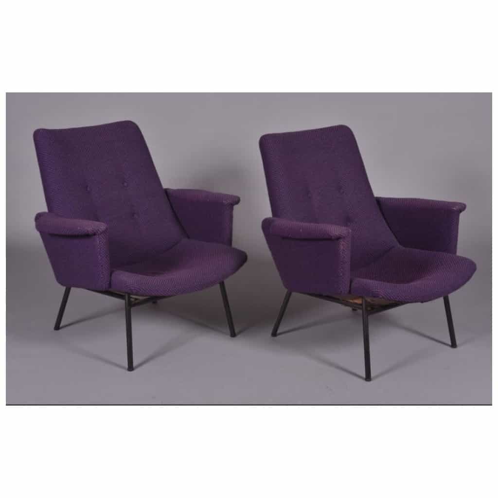Pair of armchairs by Pierre Guariche 3