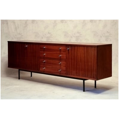 Sideboard by Alain Richard Model 324 – TV furniture – Rosewood – Ca 1950