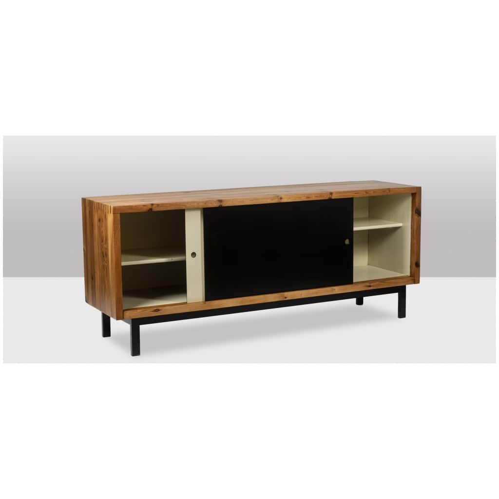 Ate Van Apeldoorn. Pitch pine sideboard. 1970s. 15