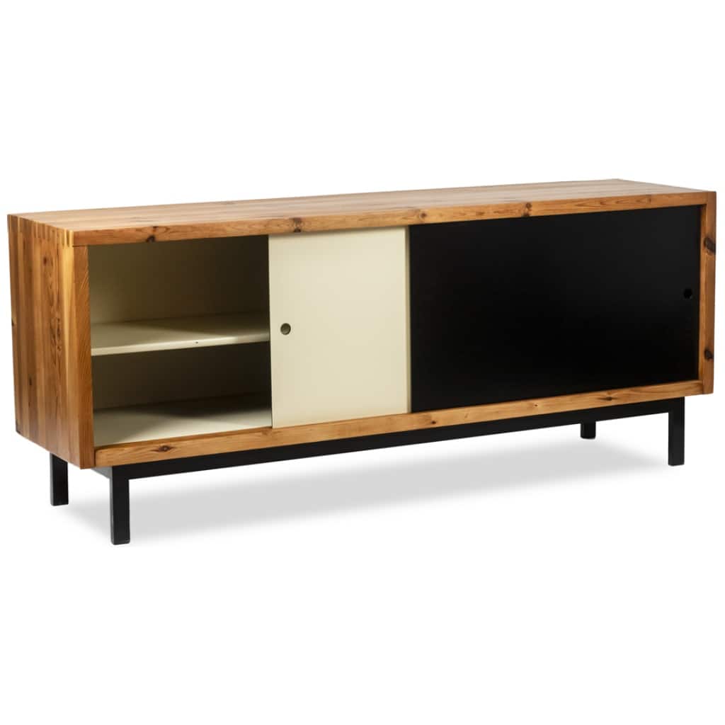 Ate Van Apeldoorn. Pitch pine sideboard. 1970s. 5