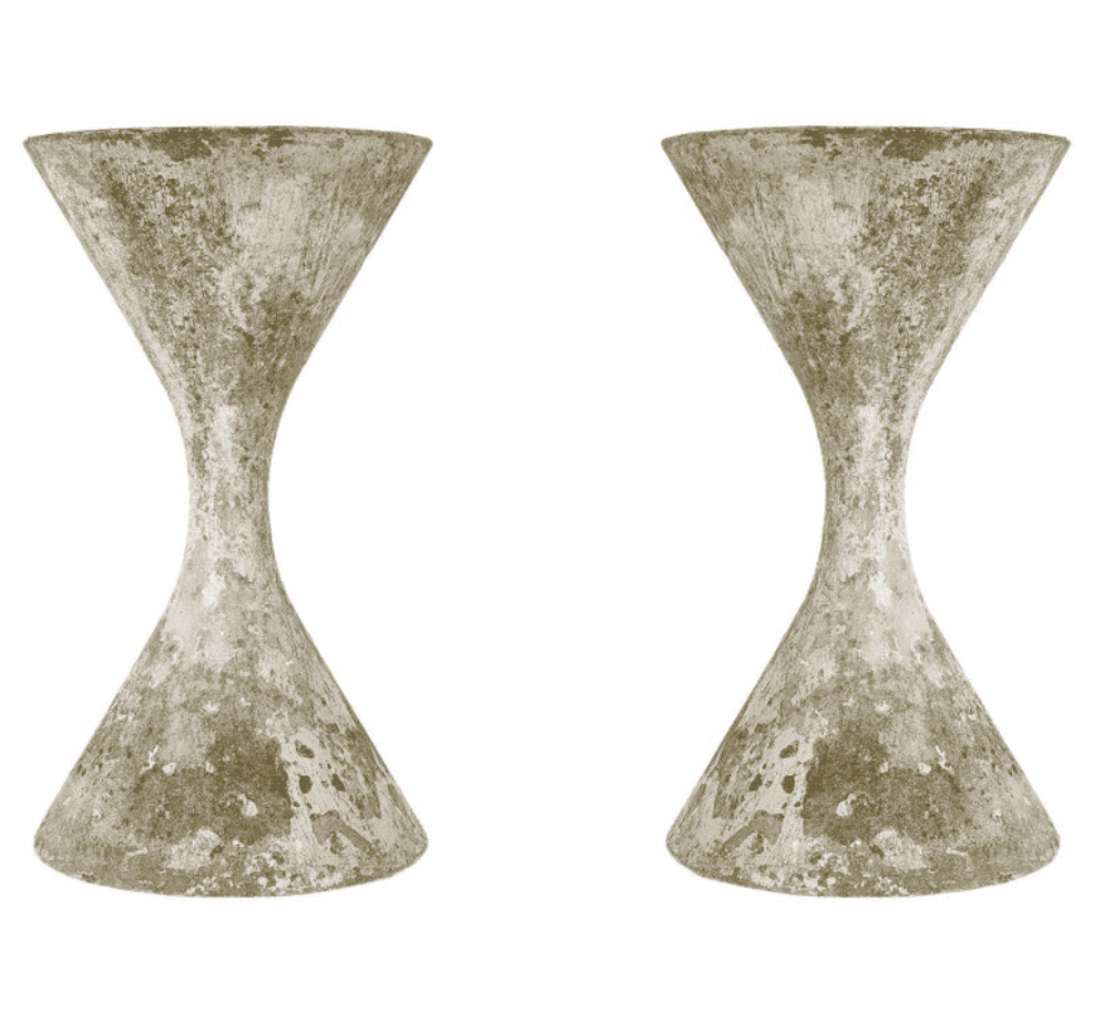 1950 Pair of “diabolo” planters by Willy Guhl and Anton Bee for Eternit Switzerl