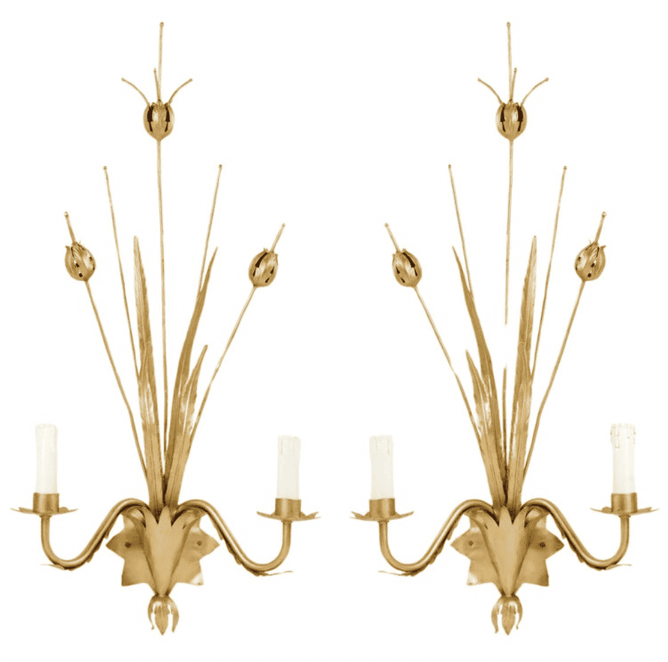 Pair of FlorArt House Sconces 1960