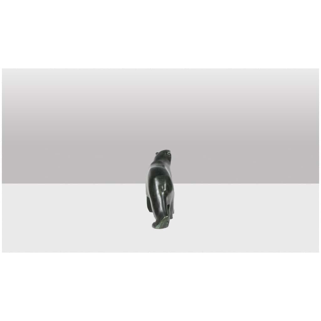 François Pompon. « Ours blanc », bronze, tirage de 2006. 9