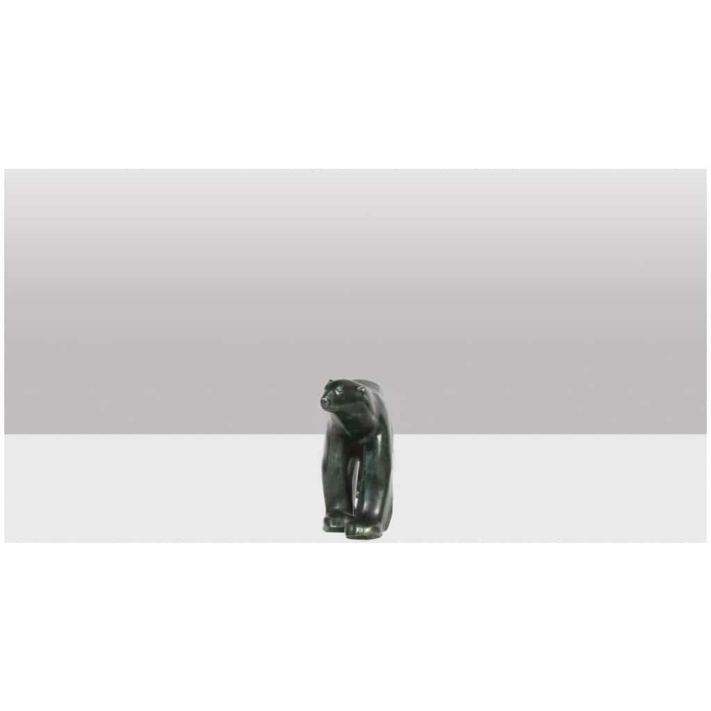 François Pompon. « Ours blanc », bronze, tirage de 2006. 11