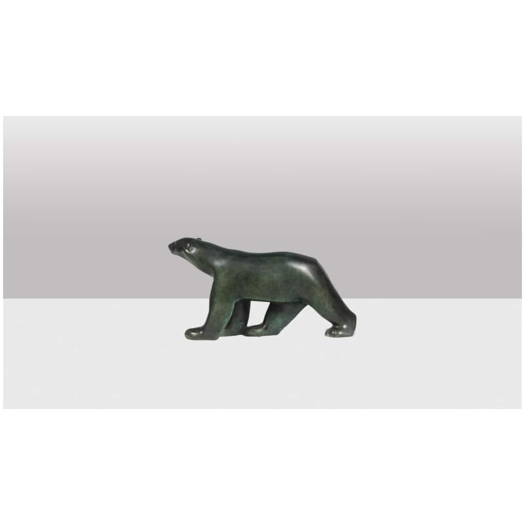 François Pompon. « Ours blanc », bronze, tirage de 2006. 7