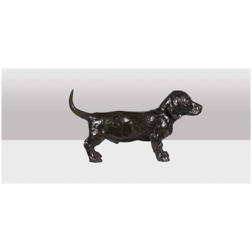 François Pompon. “Dog basset TOC”, bronze, 2006 print. 14