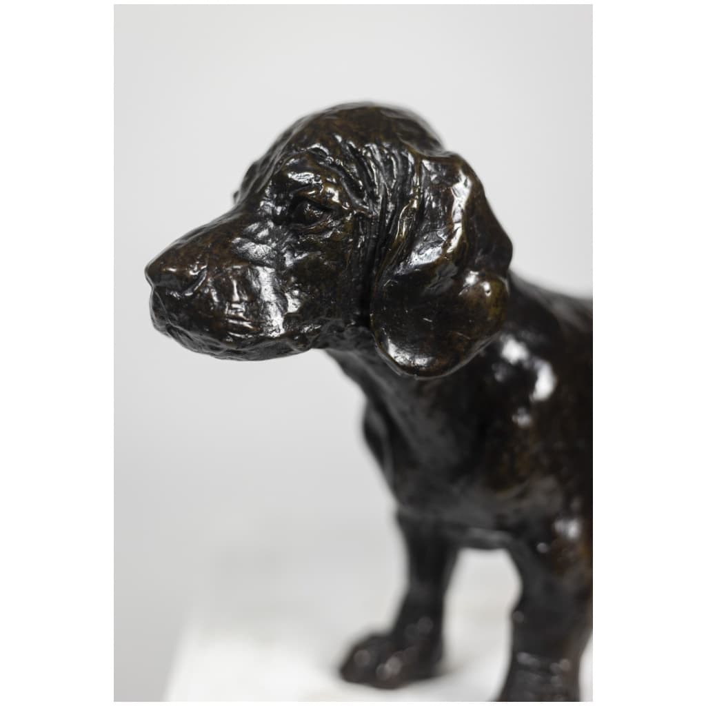 François Pompon. « Chien basset TOC », bronze, tirage de 2006. 17