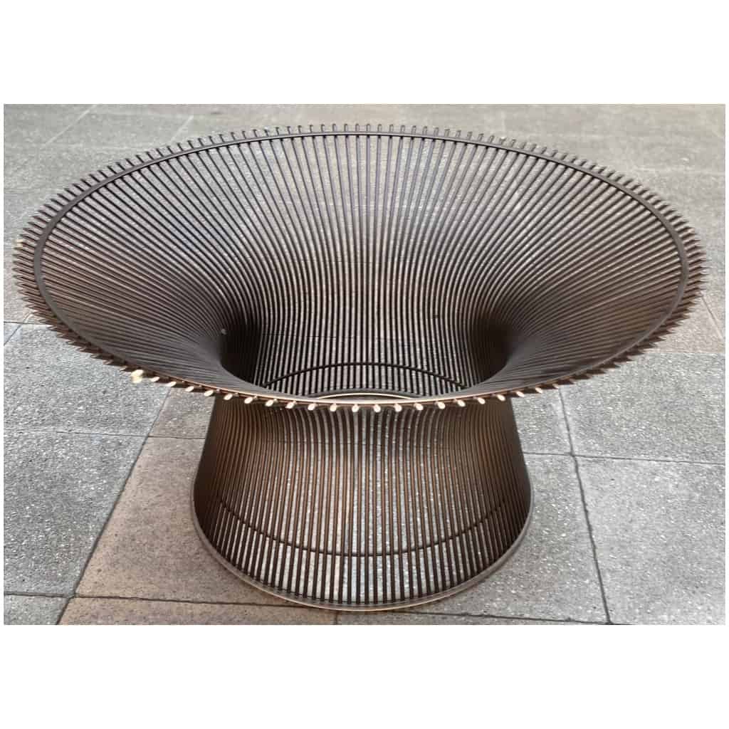 Coffee table by Warren Platner – Knoll bronze limited edition 2020 5