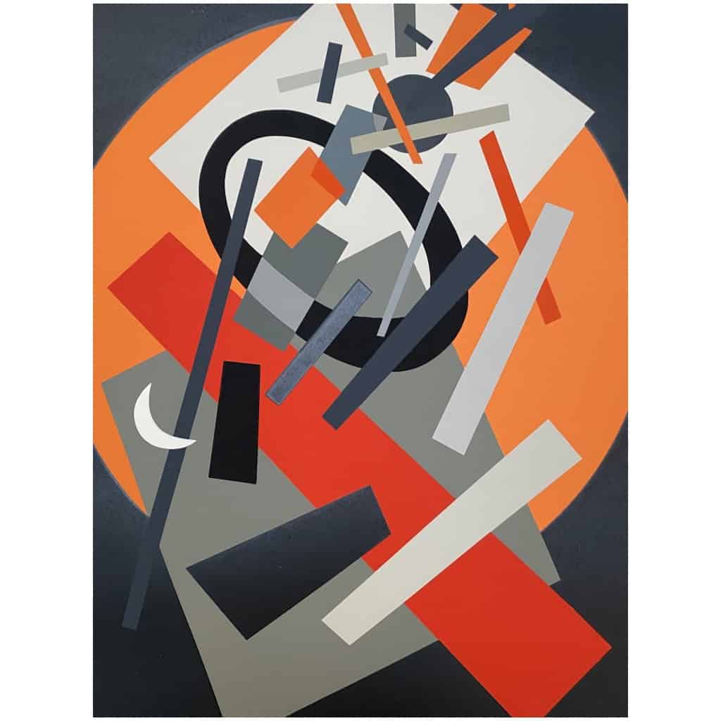 Suprematism Silkscreen by Nadia Leger 5