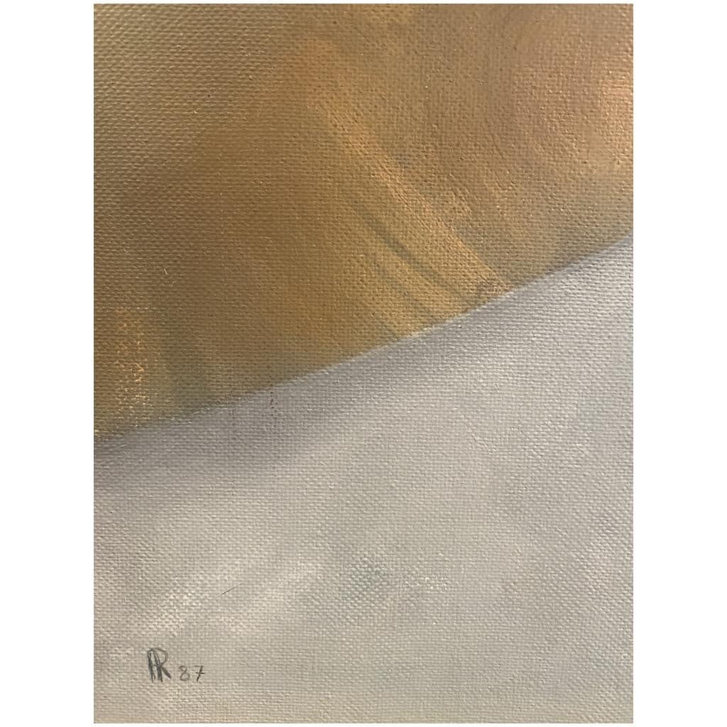 Alain Rothstein Double face oil on canvas framed 4