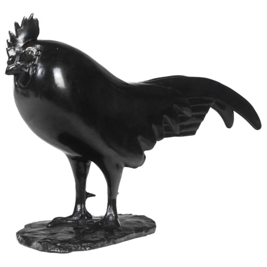François Pompon. “Sleeping rooster”, bronze, 2006 print. 3