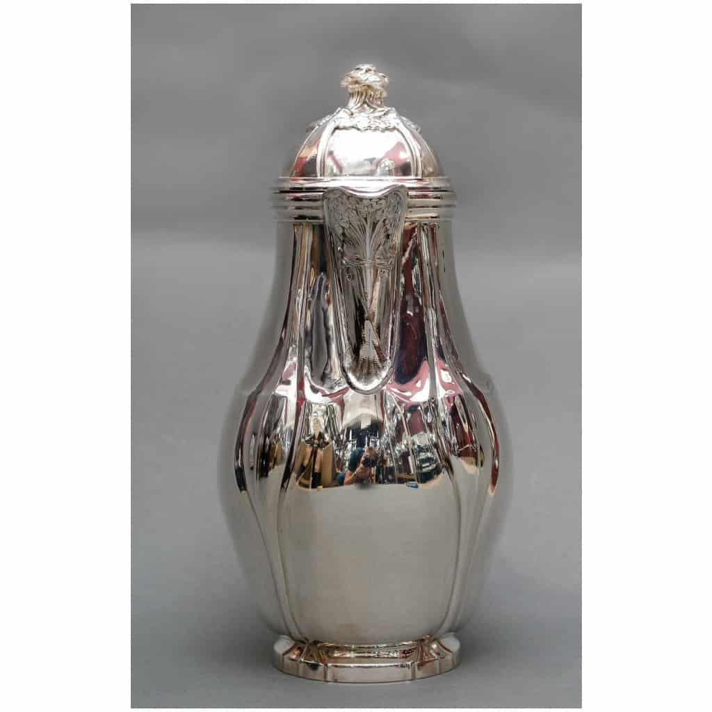 LELIÈVRE (EUGÈNE-ALFRED) – TIFFANY STERLING SILVER COFFEE POT CIRCA 1880 ART NOUVEAU 5