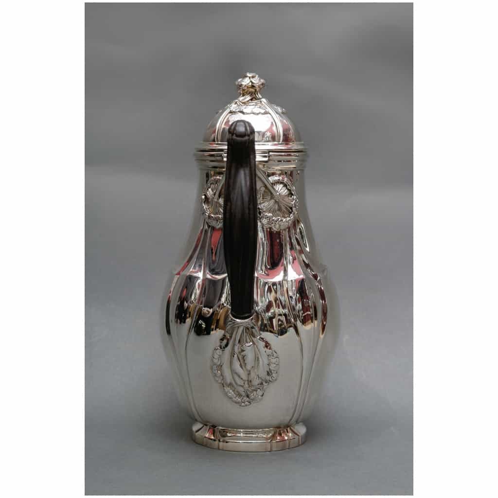 LELIÈVRE (EUGÈNE-ALFRED) – TIFFANY STERLING SILVER COFFEE POT CIRCA 1880 ART NOUVEAU 7